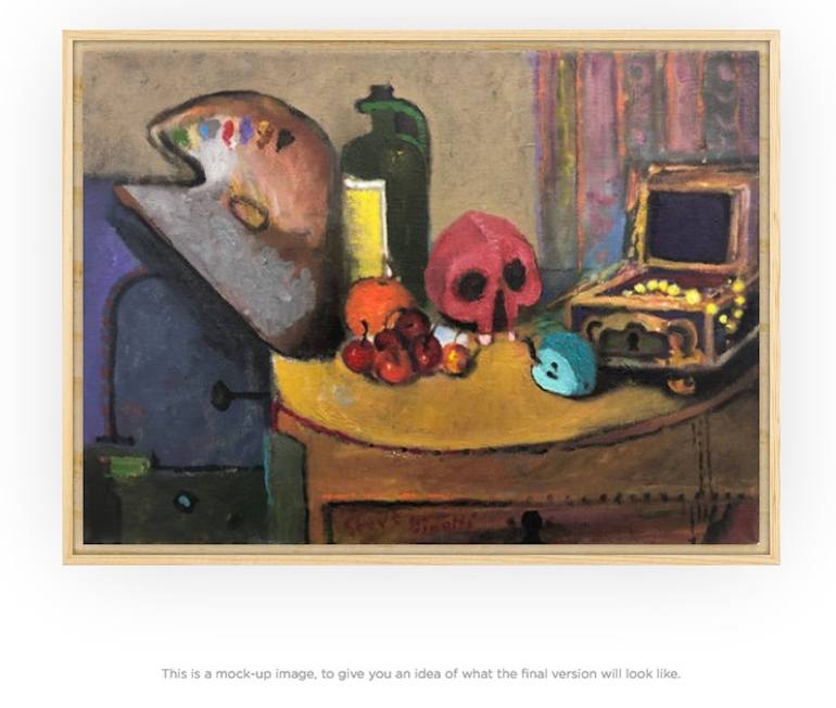 Original Expressionism Still Life Painting by Steve Binetti