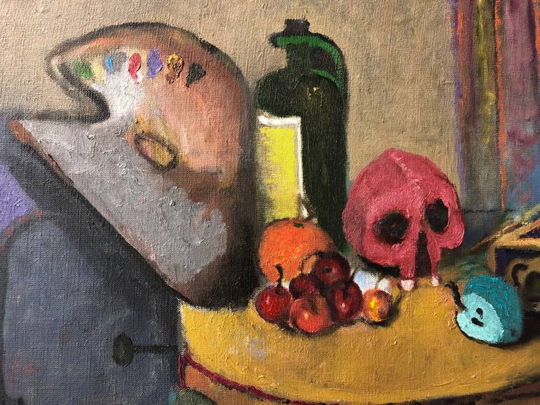 Original Expressionism Still Life Painting by Steve Binetti