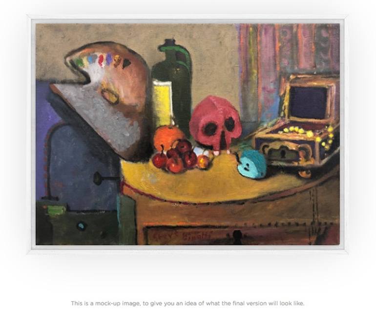 Original Expressionism Still Life Painting by Steve Binetti