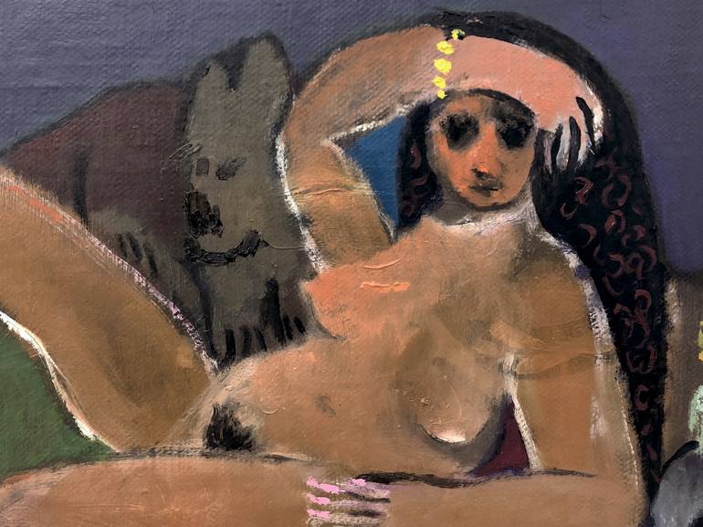 Original Expressionism Nude Painting by Steve Binetti