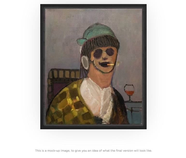 Original Expressionism People Painting by Steve Binetti