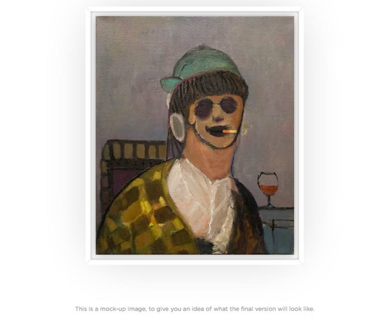 Original Expressionism People Painting by Steve Binetti
