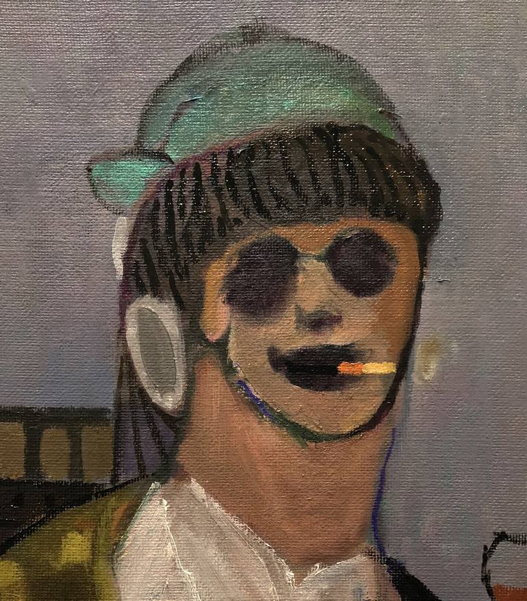 Original Expressionism People Painting by Steve Binetti