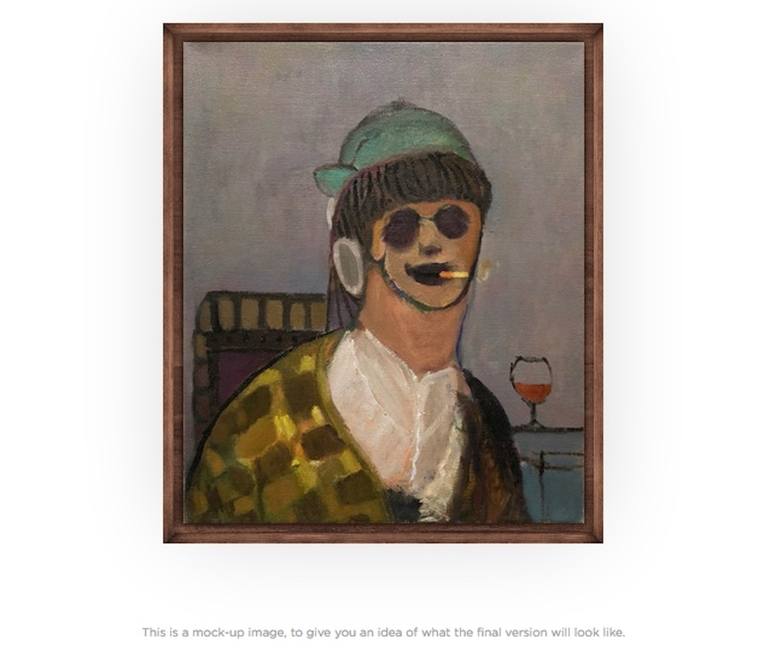 Original Expressionism People Painting by Steve Binetti