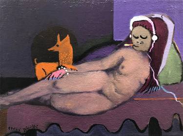 Original Figurative Nude Paintings by Steve Binetti