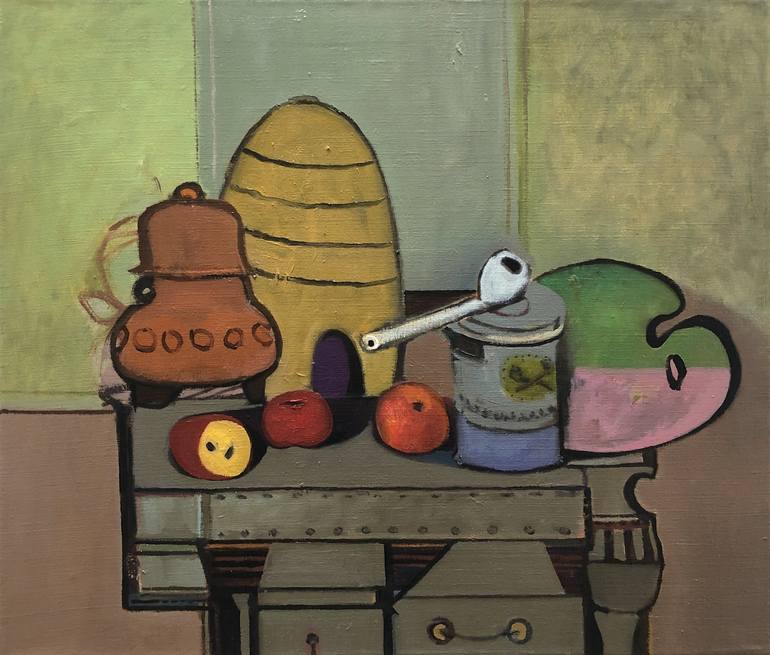 Print of Expressionism Still Life Paintings by Steve Binetti