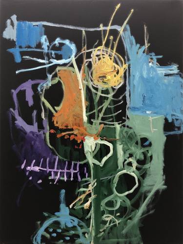 Original Abstract Expressionism Abstract Paintings by Steve Binetti