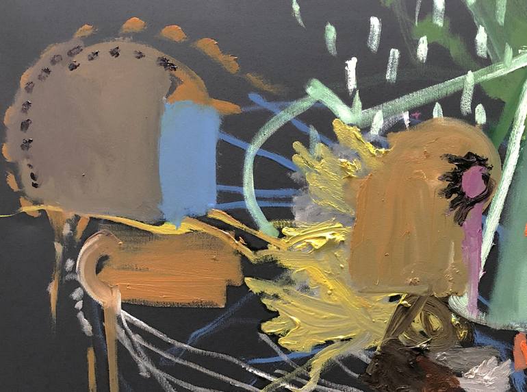 Original Abstract Expressionism Abstract Painting by Steve Binetti