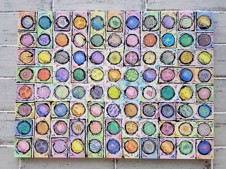 Original Abstract Expressionism Abstract Painting by Richard Hoffman