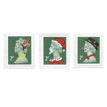Christmas Trio Stamps Graffiti thumb