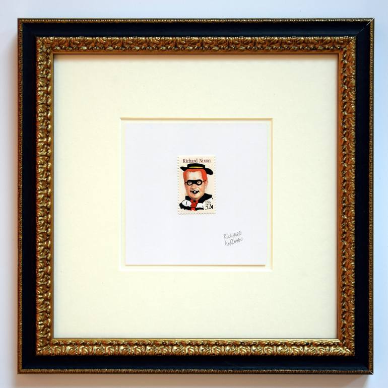 Original Pop Art Men Painting by Richard Hoffman
