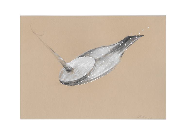 Original Abstract Nature Drawing by D Pinaech