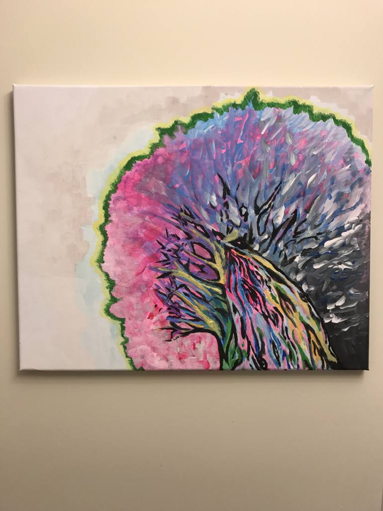 Neon tree Painting by Lindsey Law | Saatchi Art