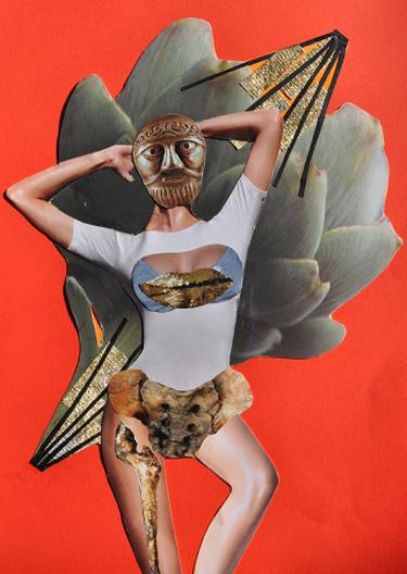 Original Women Collage by Cigdem Reijer