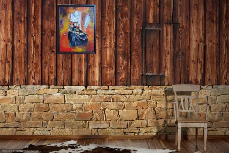 Original Abstract Expressionism Abstract Painting by Victoria Strelciunaite 