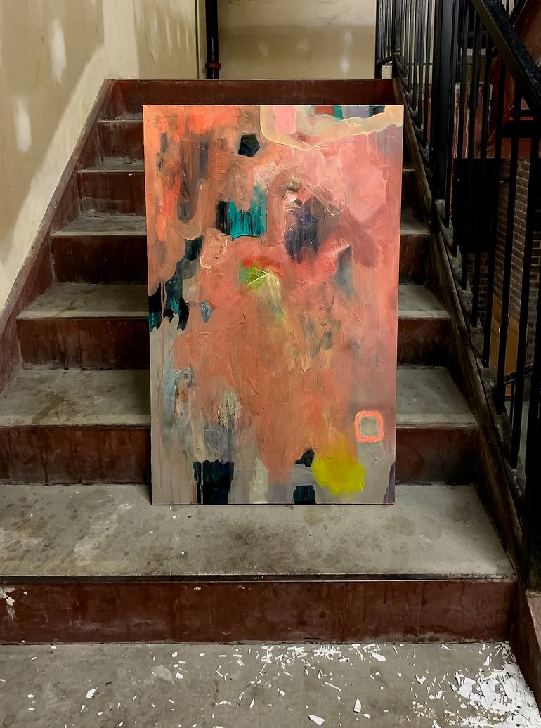 Original Abstract Expressionism Abstract Painting by Justin W John