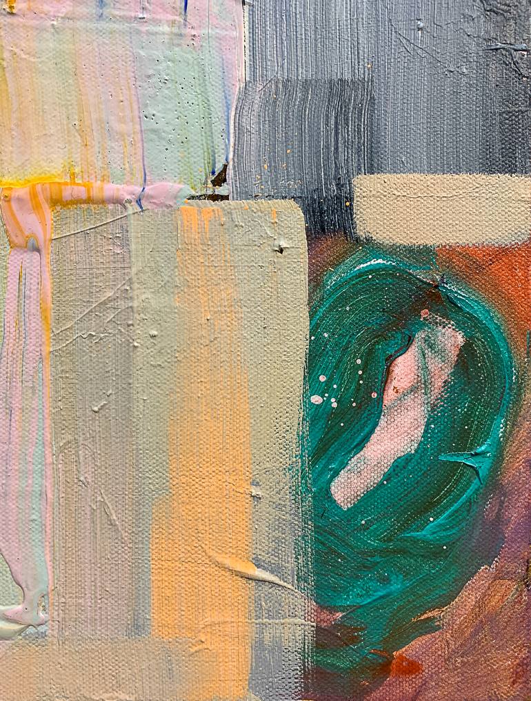 Original Abstract Expressionism Abstract Painting by Justin W John