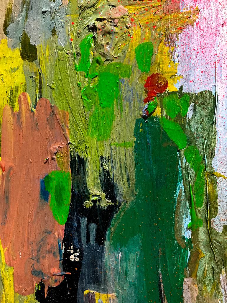 Original Abstract Expressionism Abstract Painting by Justin W John