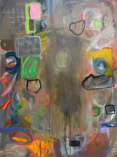Original Abstract Expressionism Abstract Paintings by Justin W John