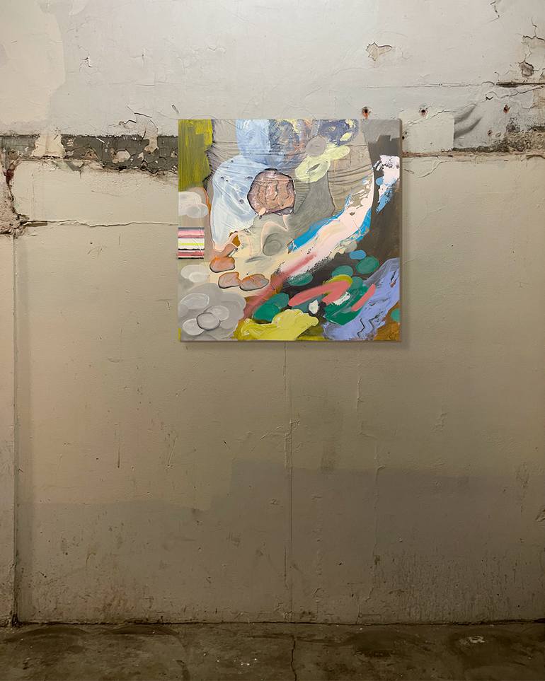 Original Abstract Expressionism Abstract Painting by Justin W John