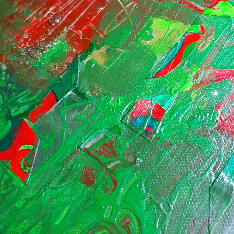 Original Abstract Expressionism Abstract Painting by Art Iz Moksa