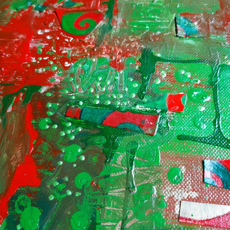 Original Abstract Expressionism Abstract Painting by Art Iz Moksa