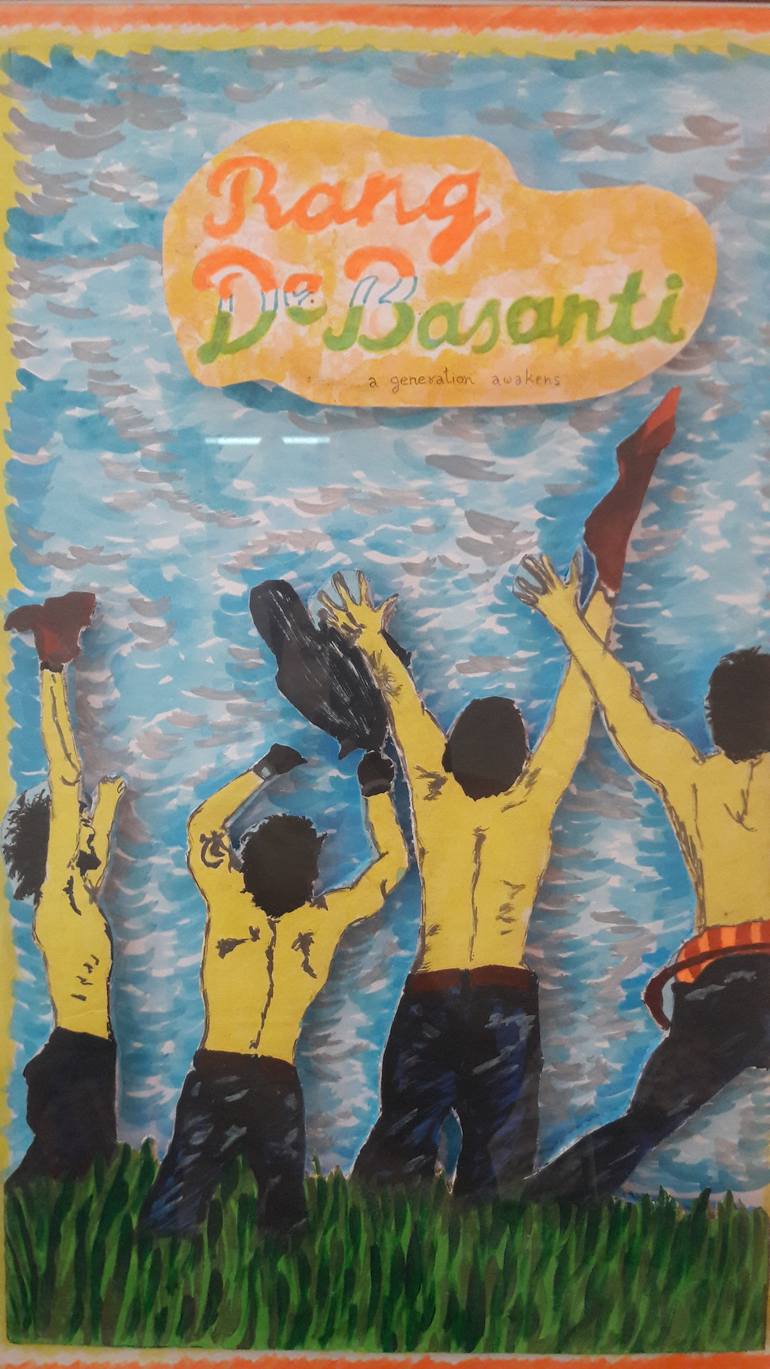 Rang De Basanti 3D Painting by Mithun Udyawar Saatchi Art