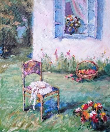 Original Impressionism Garden Paintings by Iryna Leonova