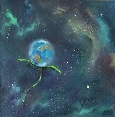 Original Fine Art Outer Space Paintings by Iryna Leonova