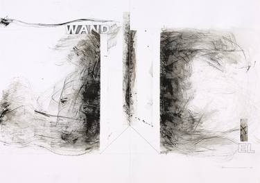 Original Abstract Calligraphy Drawings by Sigrid Artmann