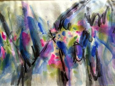 Original Abstract Expressionism Abstract Paintings by Nguyen Manh Thang