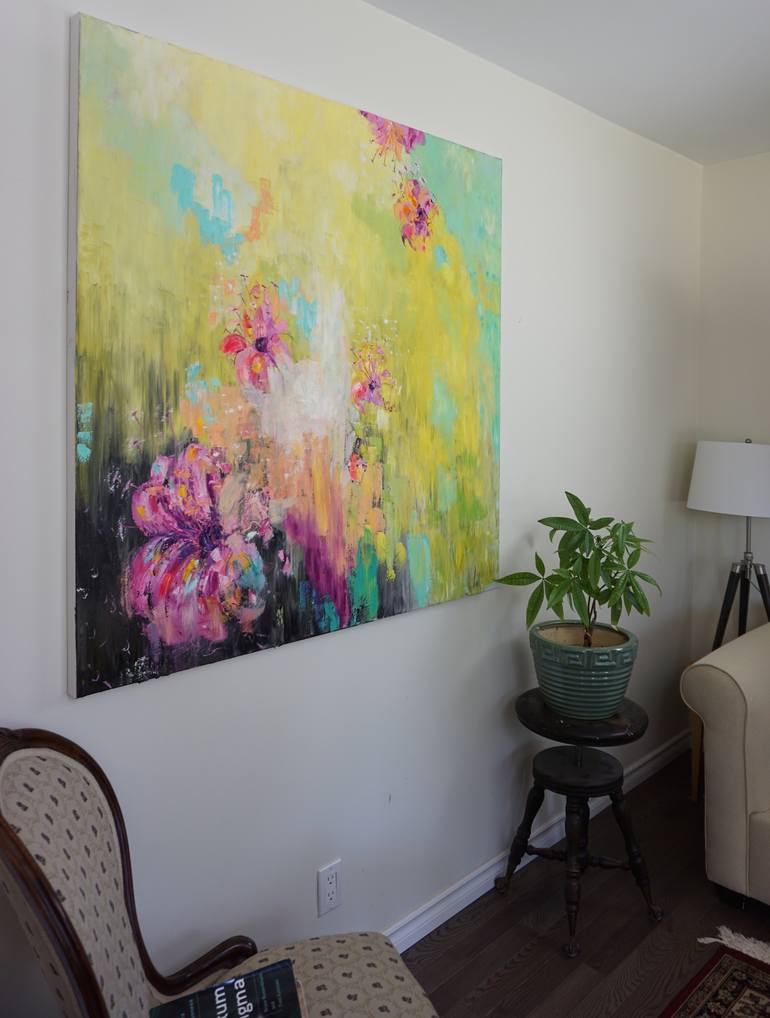 Original Abstract Expressionism Abstract Painting by Diana Raponi