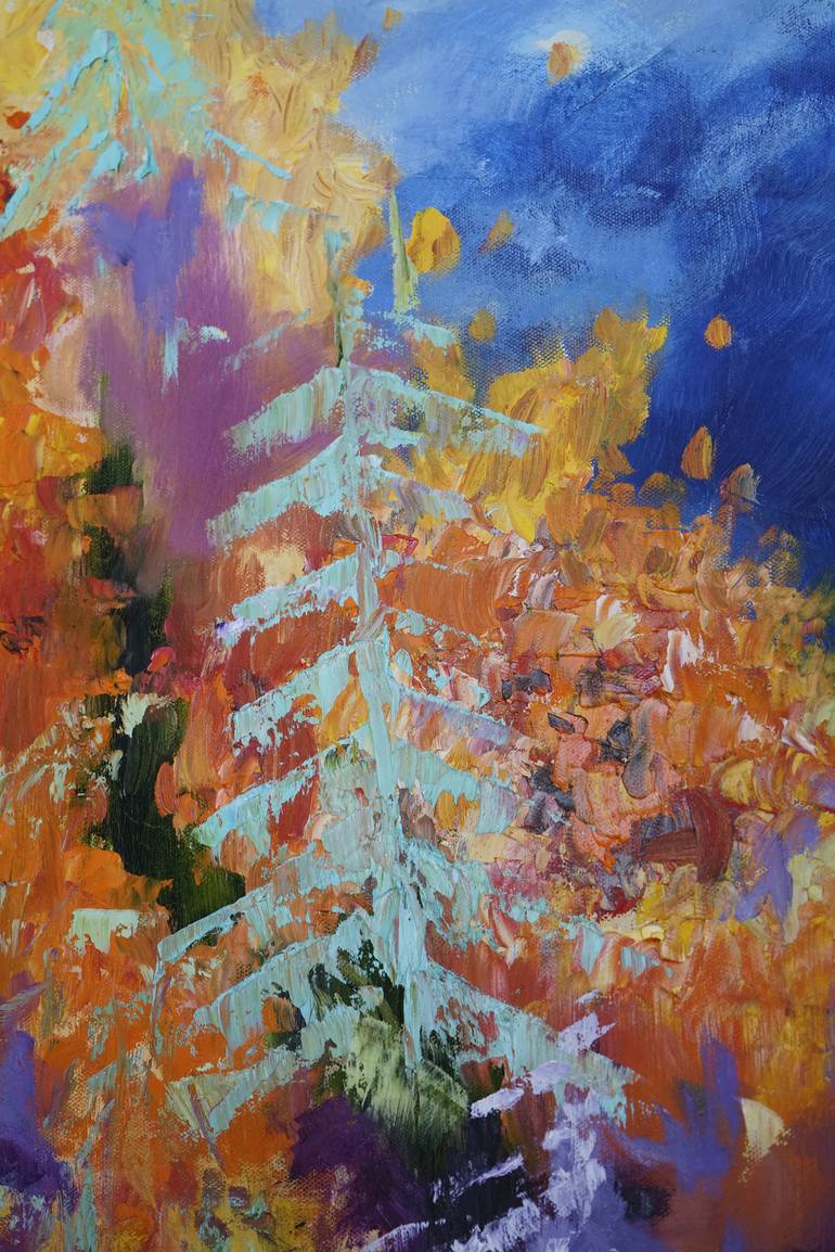 Original Impressionism Nature Painting by Diana Raponi