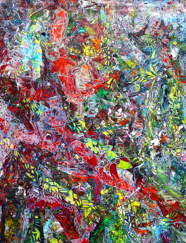 Original Abstract Painting by Igor  Eugen Prokop