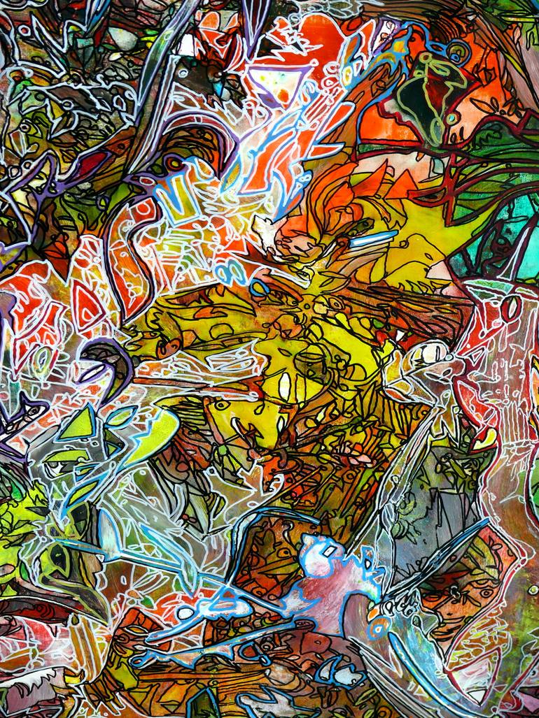 Original Abstract Painting by Igor  Eugen Prokop