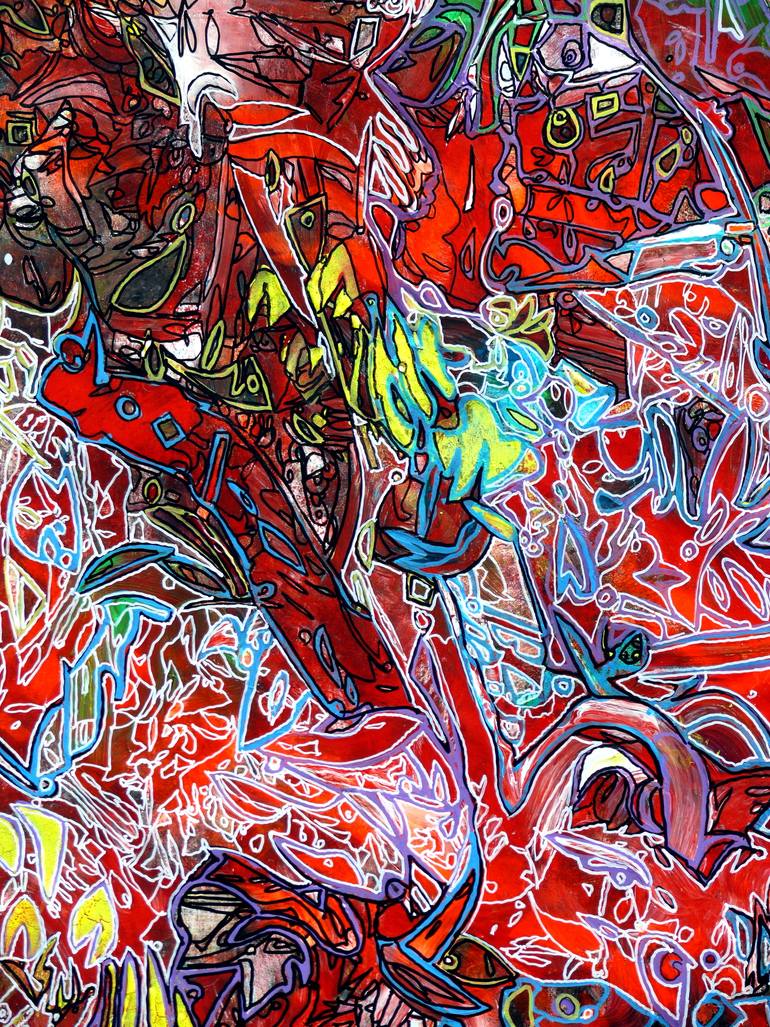 Original Abstract Painting by Igor  Eugen Prokop