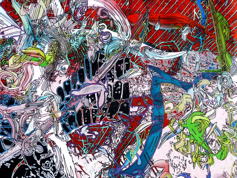 Original Abstract Painting by Igor  Eugen Prokop