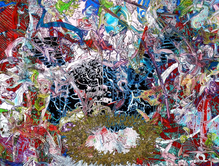 Original Abstract Painting by Igor  Eugen Prokop