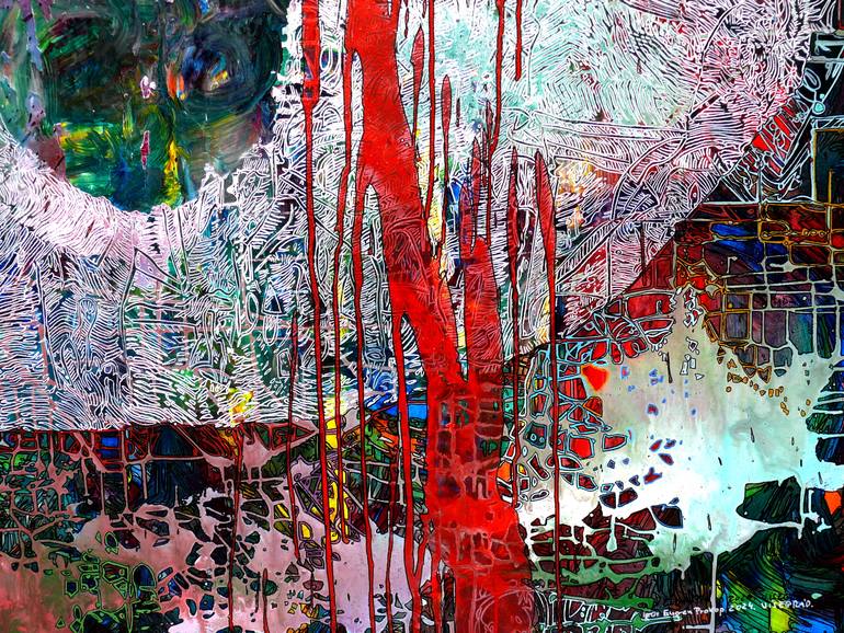 Original Abstract Painting by Igor  Eugen Prokop
