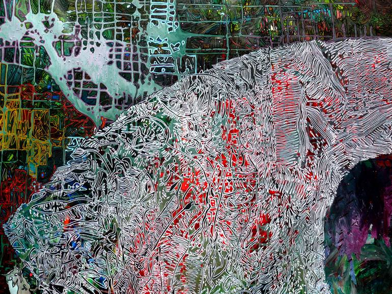 Original Abstract Painting by Igor  Eugen Prokop