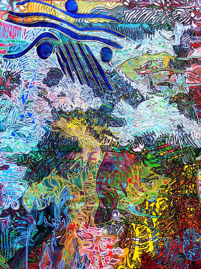 Original Abstract Painting by Igor  Eugen Prokop