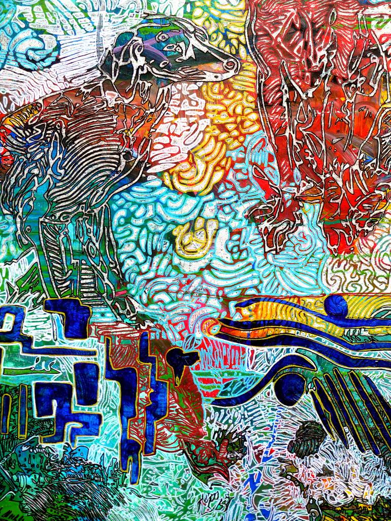 Original Abstract Painting by Igor  Eugen Prokop