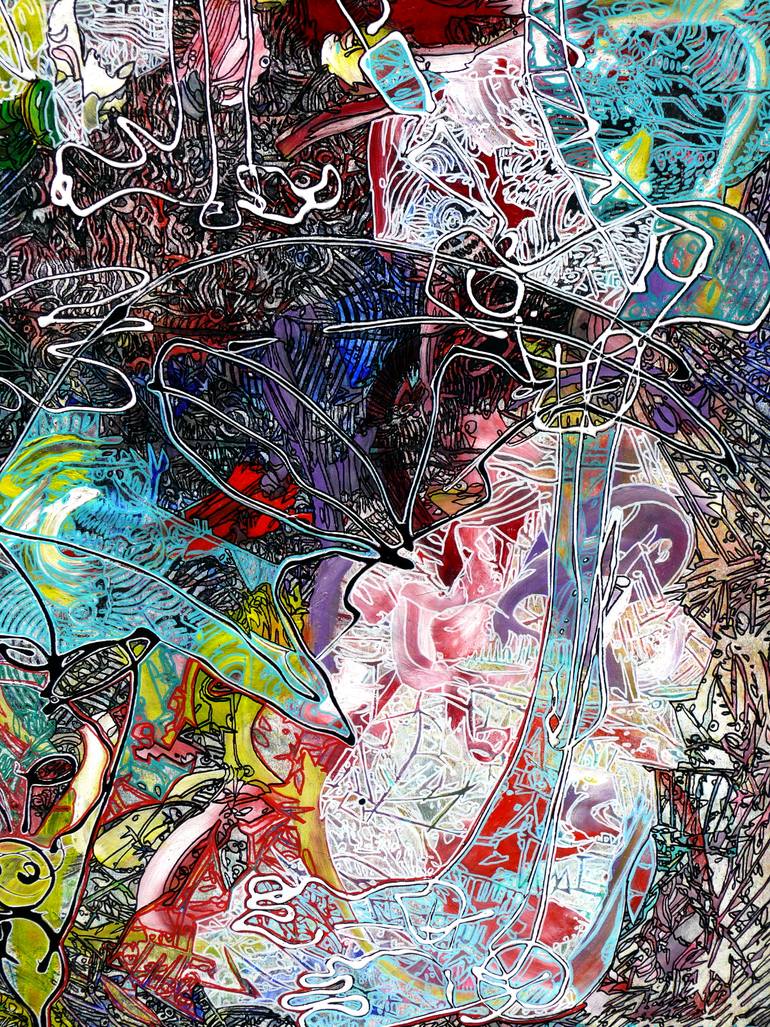 Original Abstract Painting by Igor  Eugen Prokop