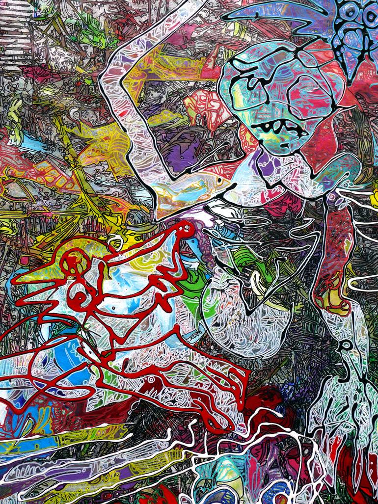 Original Abstract Painting by Igor  Eugen Prokop