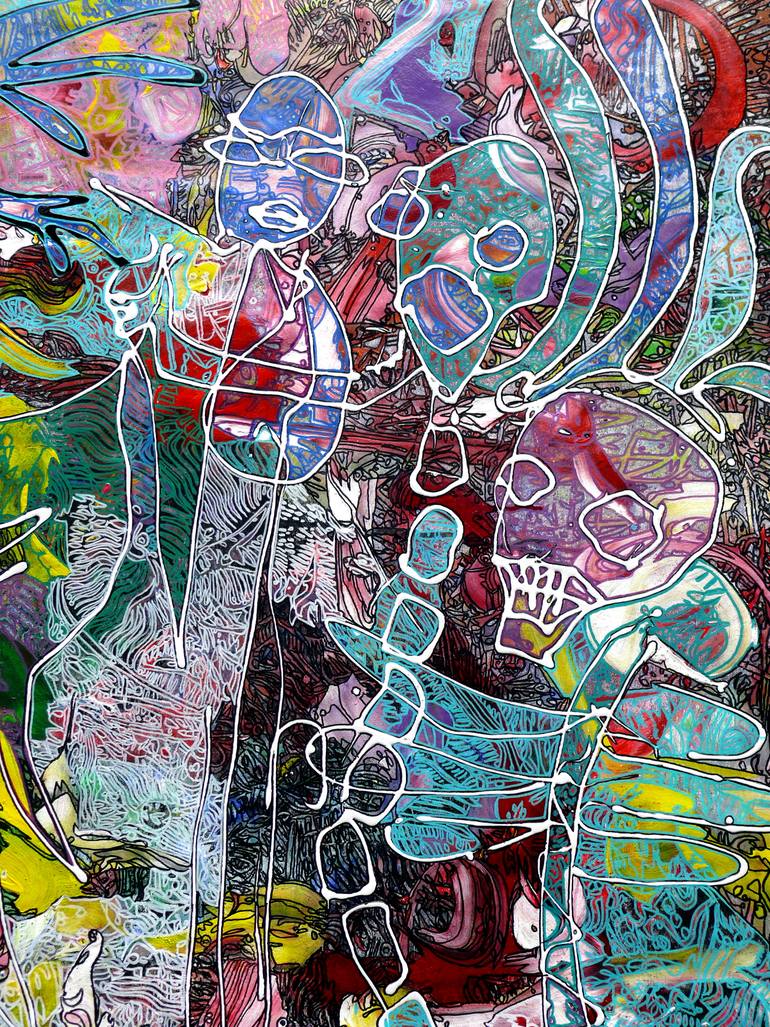 Original Abstract Painting by Igor  Eugen Prokop