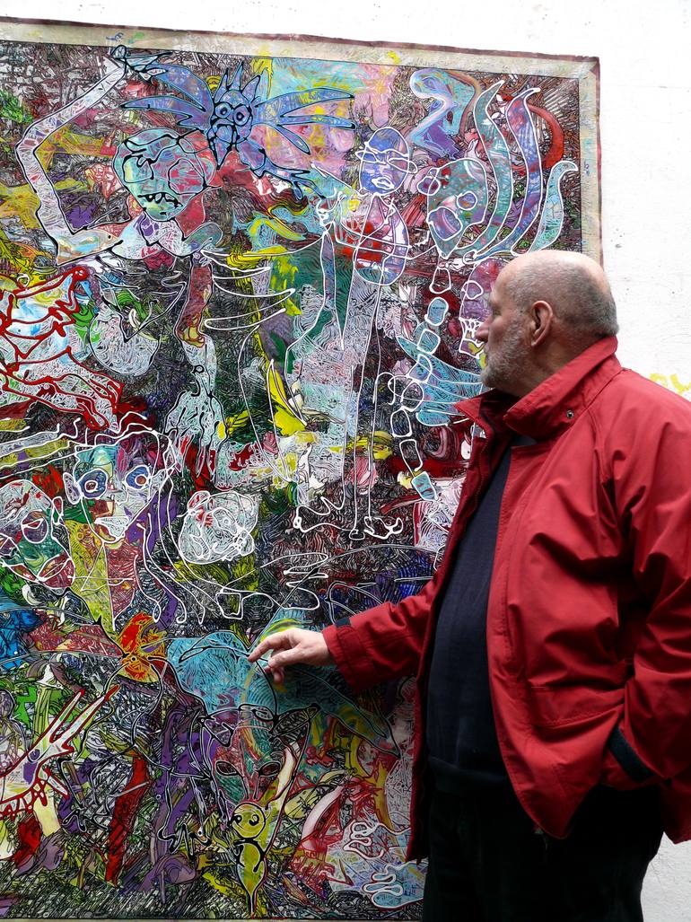 Original Abstract Painting by Igor  Eugen Prokop
