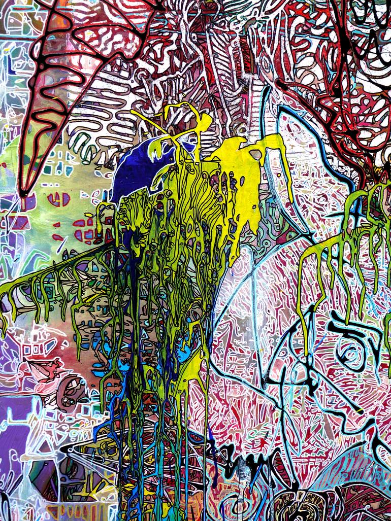 Original Abstract Painting by Igor  Eugen Prokop