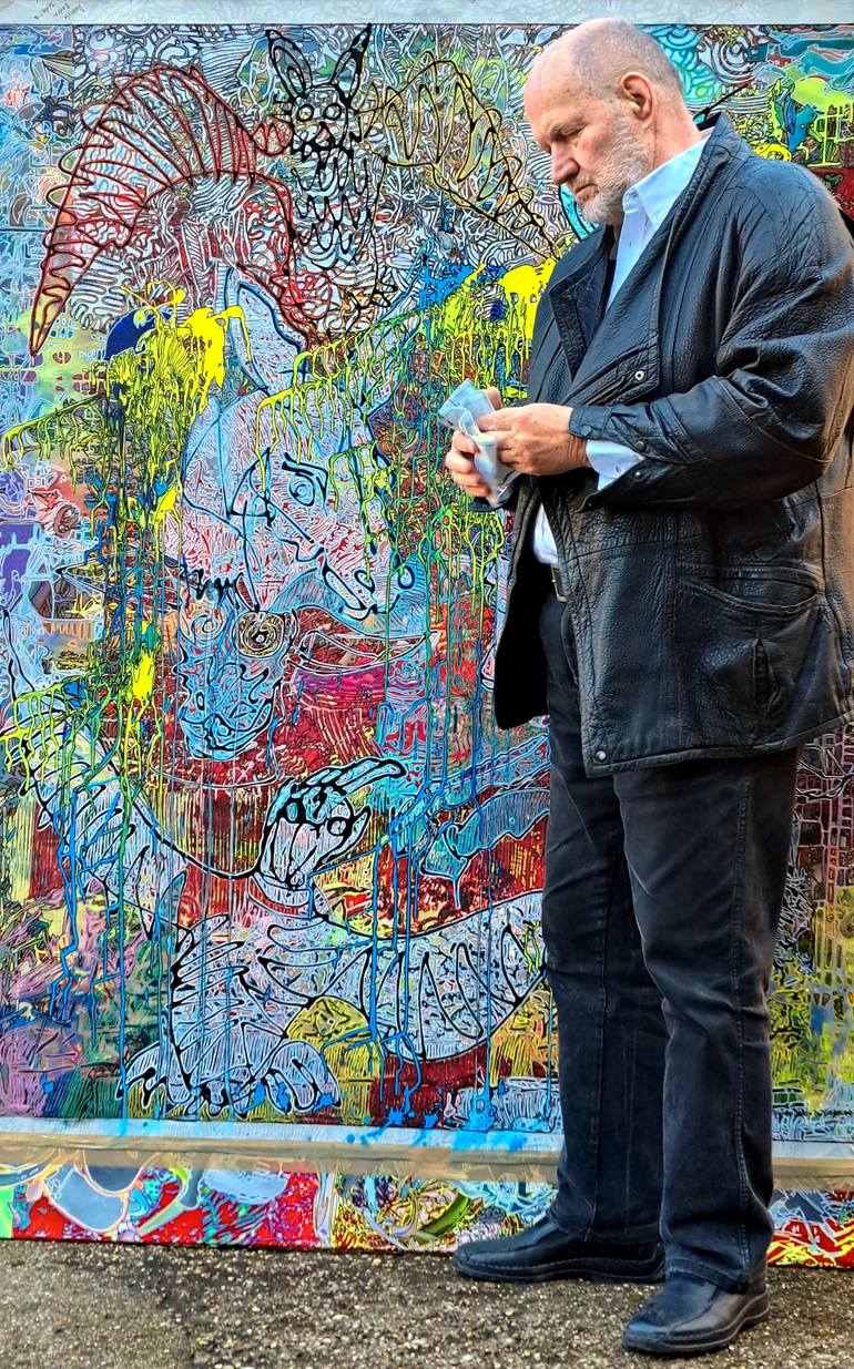 Original Abstract Painting by Igor  Eugen Prokop