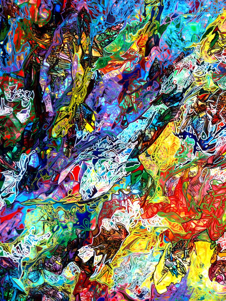 Original Abstract Painting by Igor  Eugen Prokop
