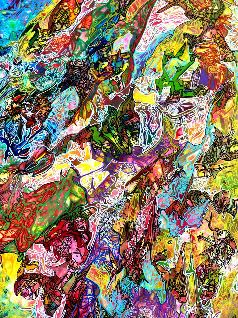 Original Abstract Painting by Igor  Eugen Prokop